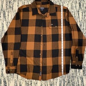 Men's Black and Brown Checkered Casual Shirt
